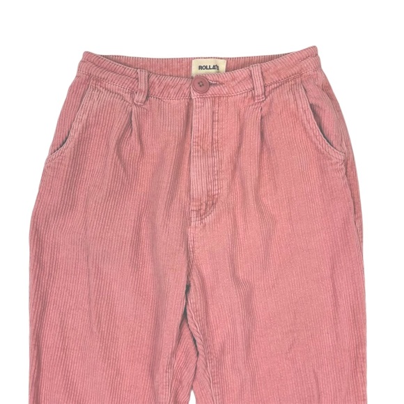 ROLLAS Straight Leg Corduroy Pants Pink (Size 27) - Picture 2 of 9